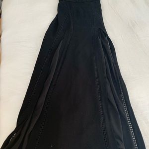 Zimmermann Black Maxi Skirt